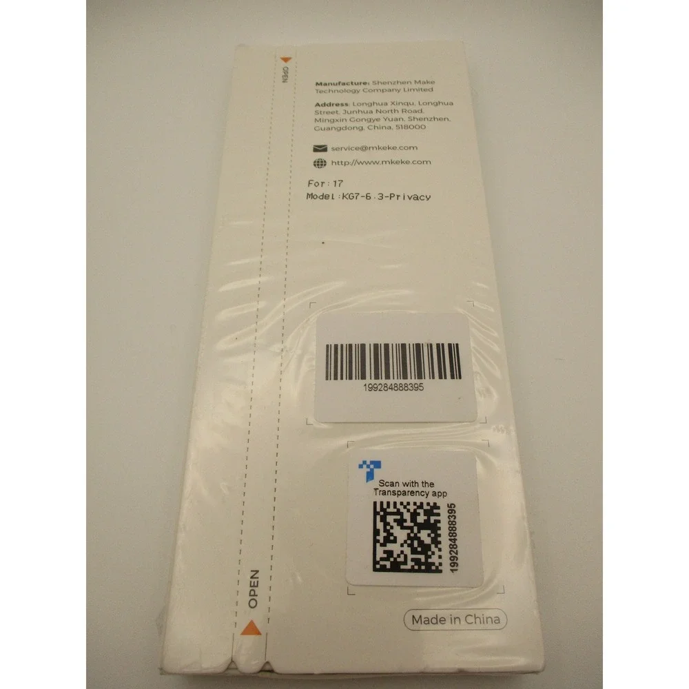 Privacy Glass Screen Protector iPhone 13 Pro Max 14 Plus‎ KG7-6.7-Privacy Mkeke
